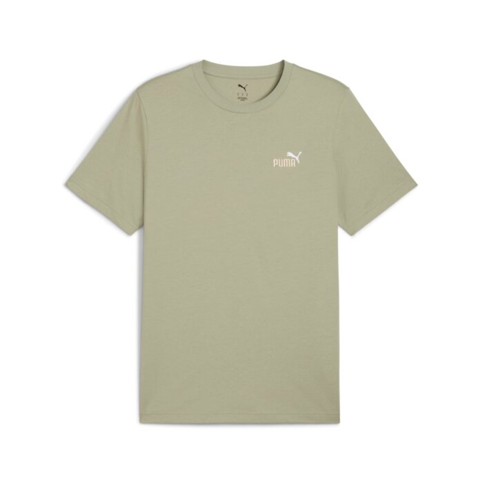 Tričko PUMA zelené ESS 2 COLOR Small No. 1 Logo Tee 684717 82