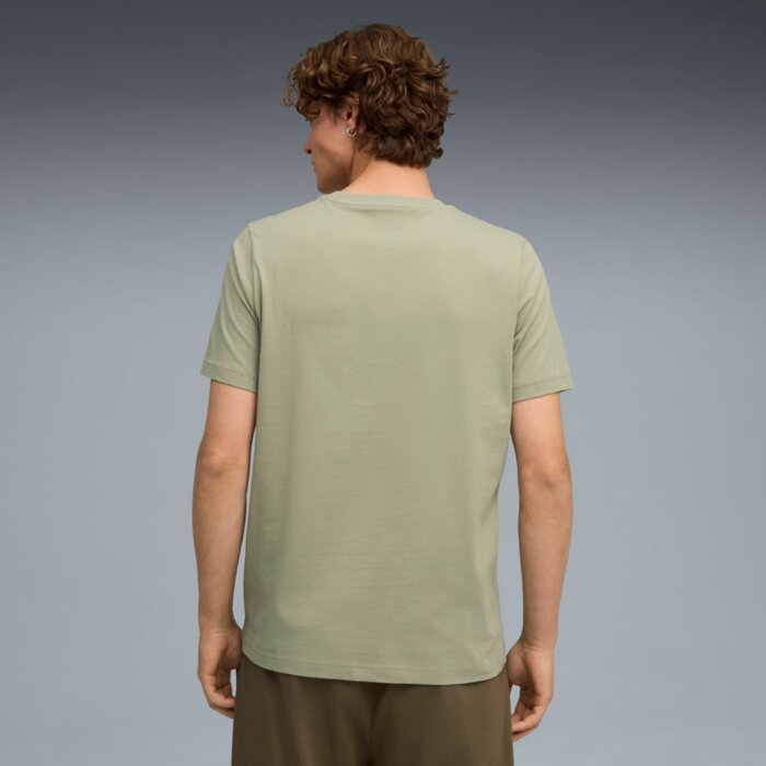 Tričko PUMA zelené ESS 2 COLOR Small No. 1 Logo Tee 684717 82