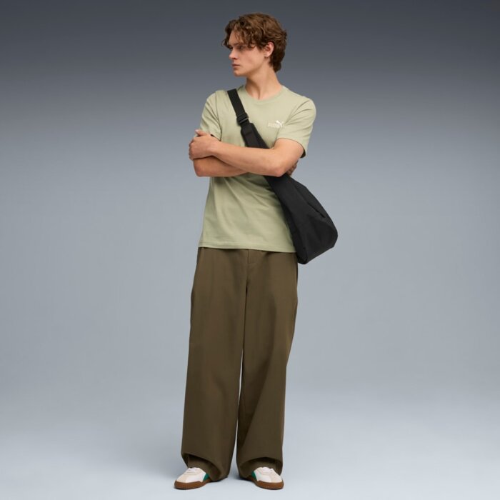 Tričko PUMA zelené ESS 2 COLOR Small No. 1 Logo Tee 684717 82