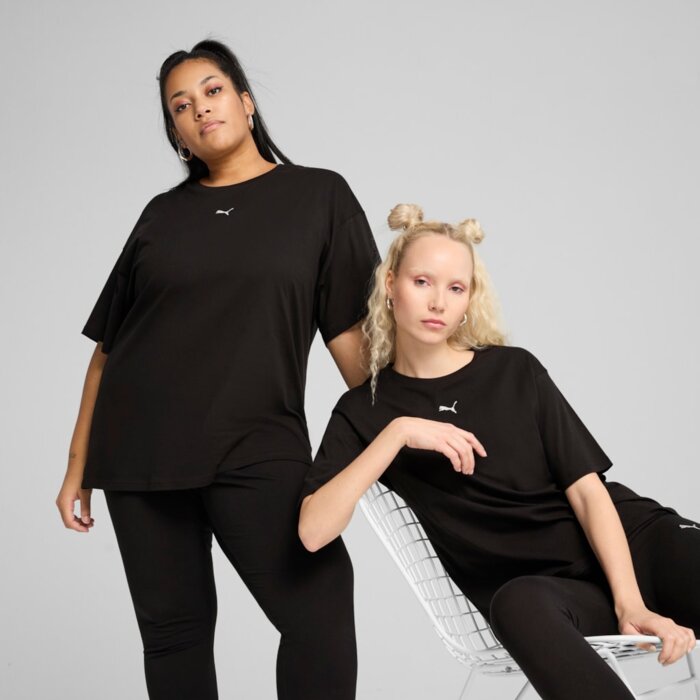 Tričko PUMA čierne ESS Relaxed Tee 684971 01