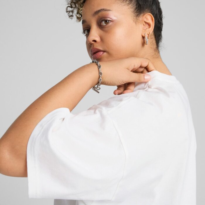 Tričko PUMA biele ESS Relaxed Tee 684971 02