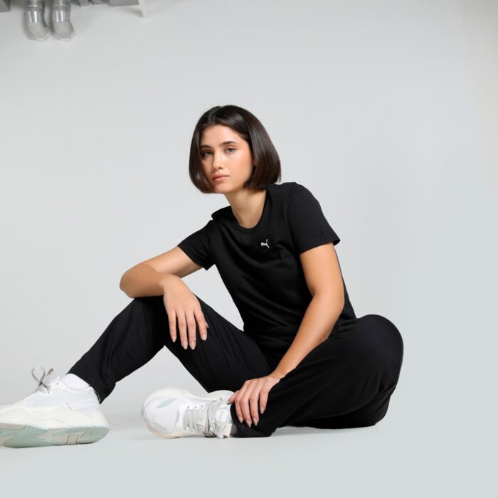 Tričko PUMA čierné ESS ELEVATED Tee No Dye 685016 01