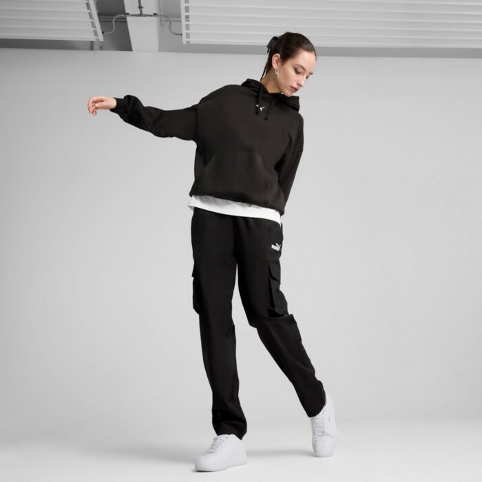 Mikina PUMA čierna ESS Oversized Hoodie FL 685398 01