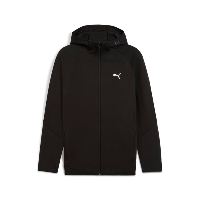 Mikina PUMA čierna EVOSTRIPE FZ Hoodie DK 688231 01