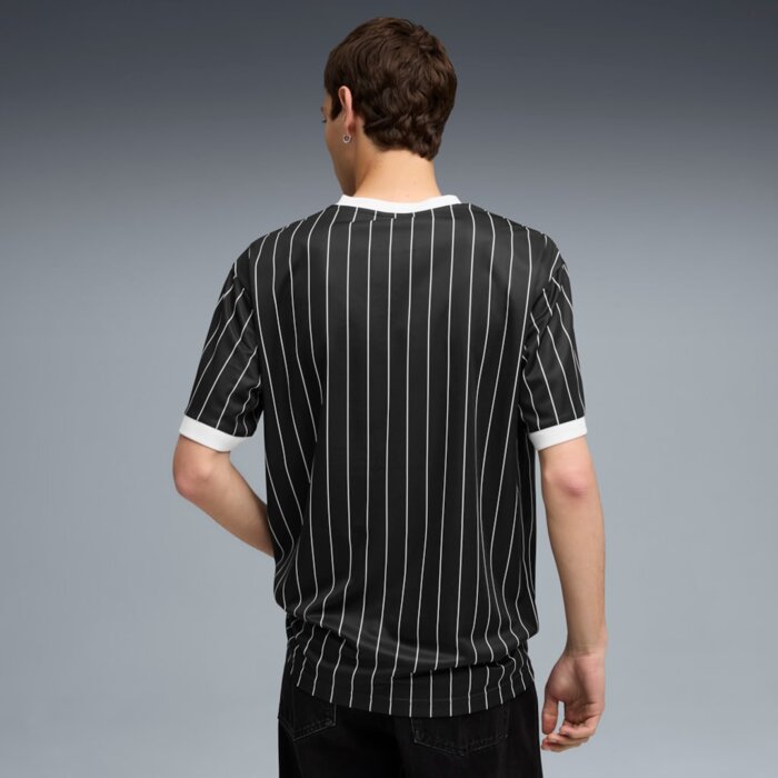 Tričko PUMA čierne ESS Striped Jersey 688263 01
