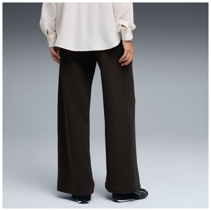 Tepláky PUMA čierne ESS Cat Comfort Wide Le 691703 01