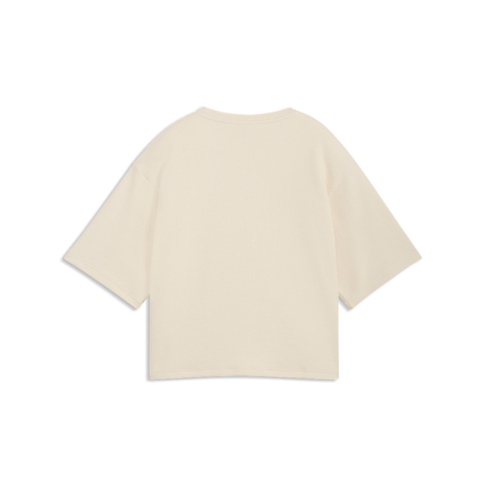 Tričko PUMA krémové ESS ELEVATED Relaxed Tee 691813 87
