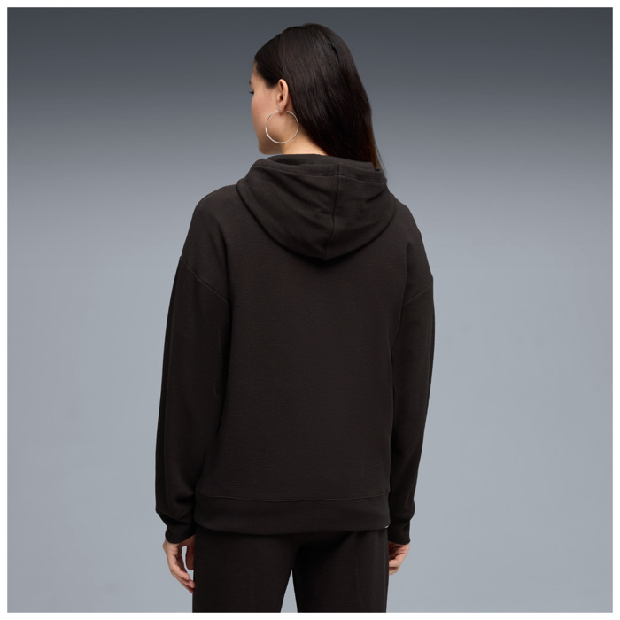 Mikina PUMA čierna ESS ELEVATED Comfort Hoodie TR 691814 01