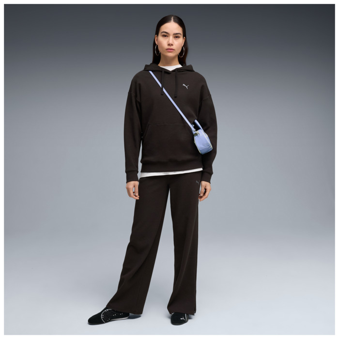 Mikina PUMA čierna ESS ELEVATED Comfort Hoodie TR 691814 01