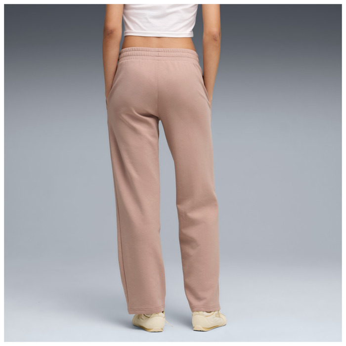 Tepláky PUMA hnedé ESS ELEVATED Pant 691817 88