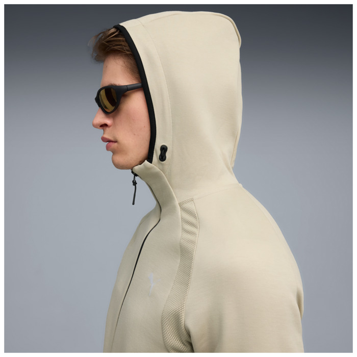 Mikina PUMA krémová EVOSTRIPE FZ Hoodie DK 692190 61