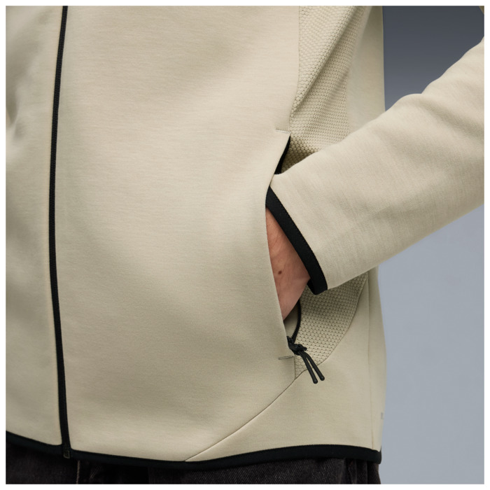 Mikina PUMA krémová EVOSTRIPE FZ Hoodie DK 692190 61