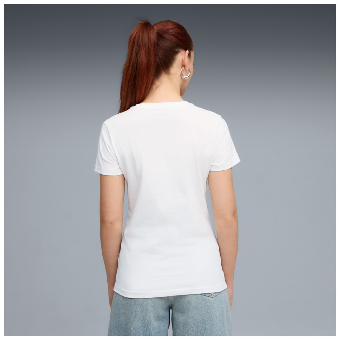 Tričko PUMA biele ESS Centered Cat Logo T 692916 02