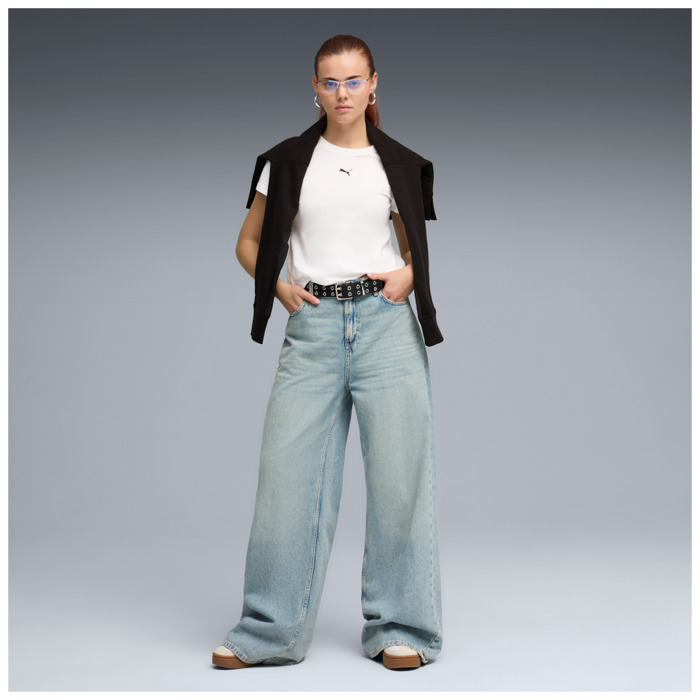 Tričko PUMA biele ESS Centered Cat Logo T 692916 02