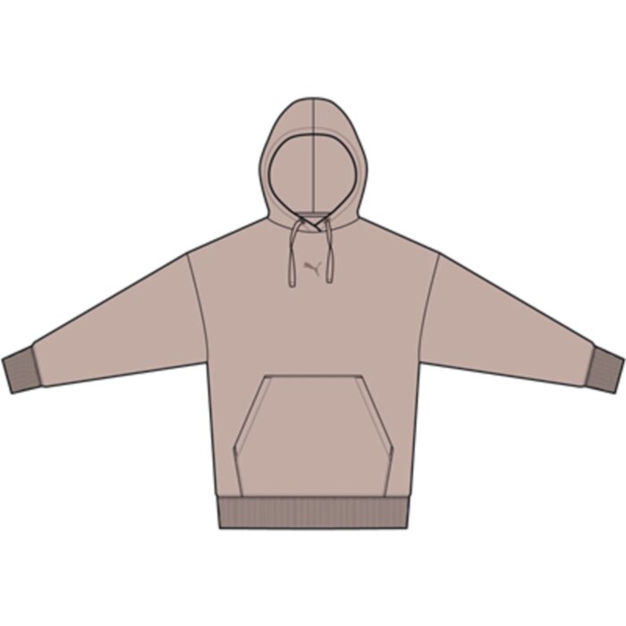 Mikina PUMA fialová ESS Cat Logo Hoodie 692917 89