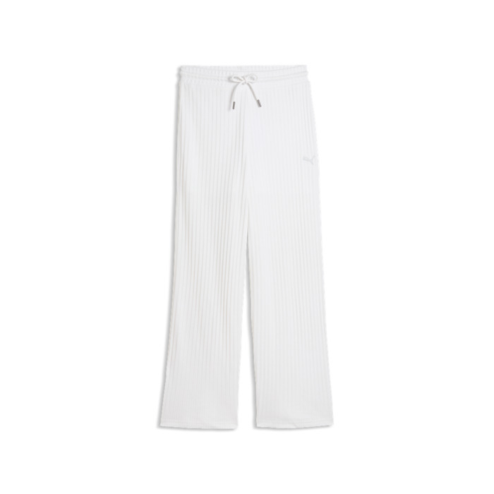 Tepláky PUMA biele HER Comfort High-Waist Wide 693284 02