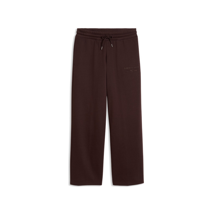 Tepláky PUMA hnedé PUMA CLASS Comfort Straight Leg Pants FL 694012 33
