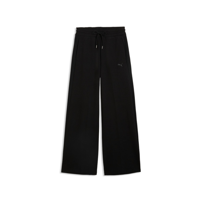Tepláky PUMA čierne PUMA CLASS Relaxed Wide Leg Pants 694013 01