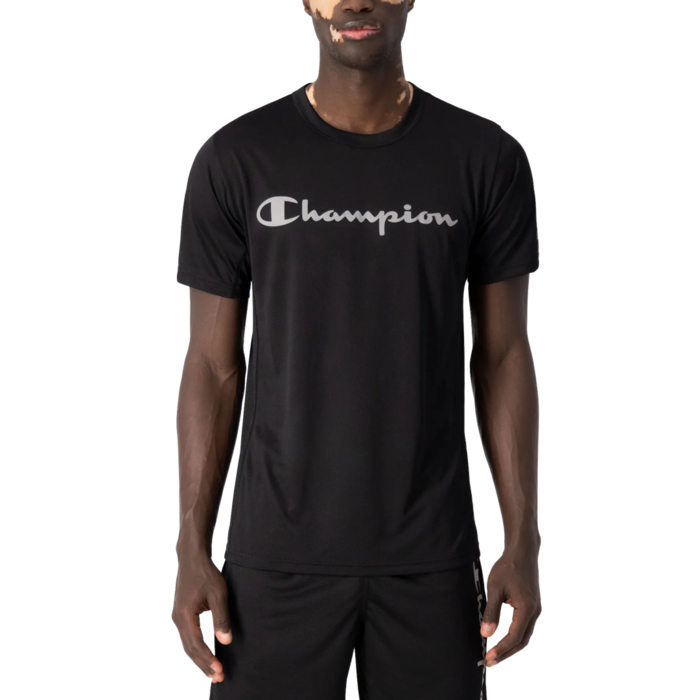 Tričko CHAMPION čierne Crewneck T Shirt 218037 KK001 NBK