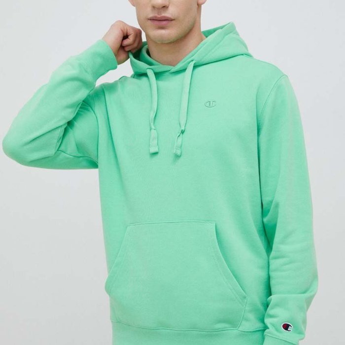 Mikina CHAMPION zelená Hooded Sweatshirt 218491 GS026 SGB