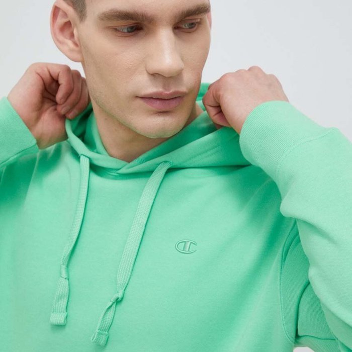 Mikina CHAMPION zelená Hooded Sweatshirt 218491 GS026 SGB