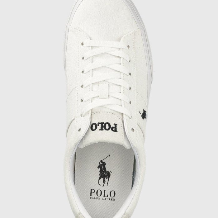 Obuv Polo Ralph Lauren biela SAYER 816893734003