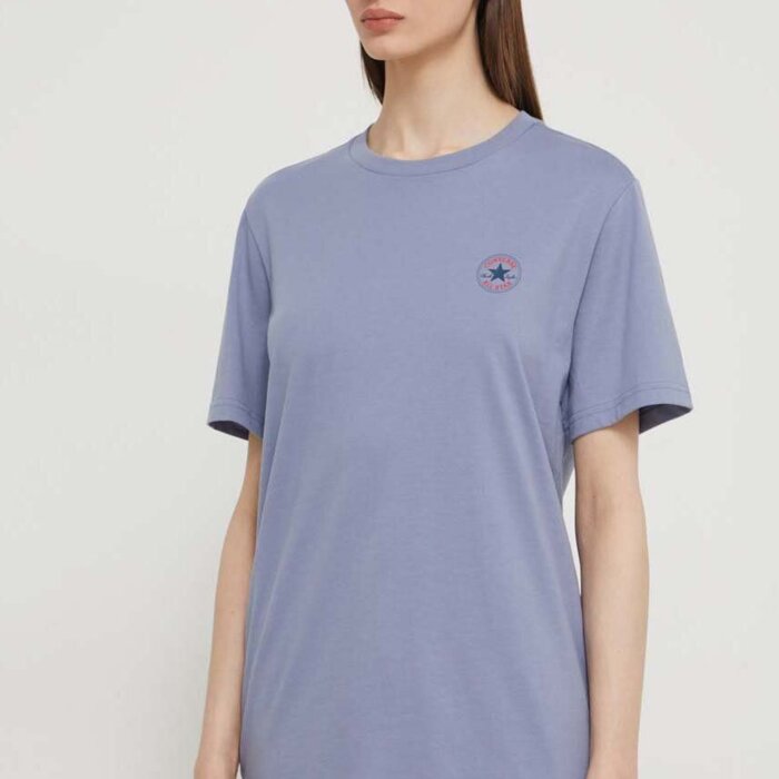 Tričko Converse modré U MINI CHUCK PATCH TEE 10026565 A03