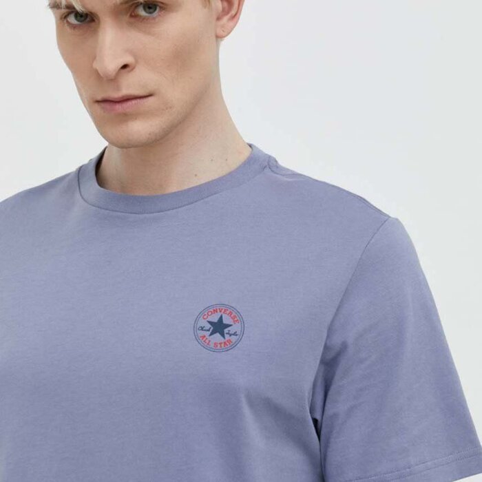 Tričko Converse modré U MINI CHUCK PATCH TEE 10026565 A03