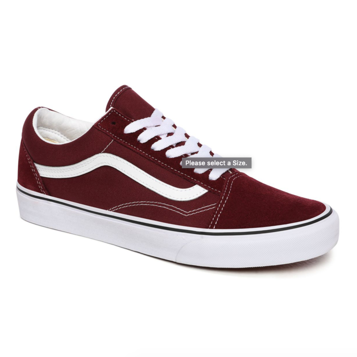 Obuv VANS bordová VANS OLD SKOOL port royale VN0A38G15U71