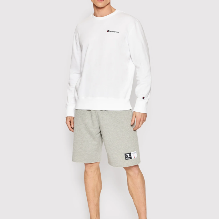 Mikina CHAMPION biela Crewneck Sweatshirt 219836 WW001 WHT