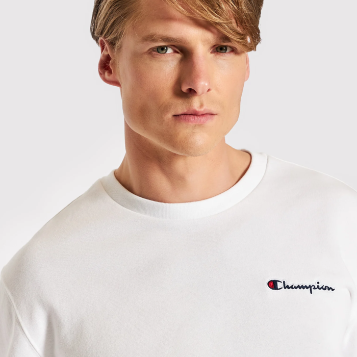 Mikina CHAMPION biela Crewneck Sweatshirt 219836 WW001 WHT