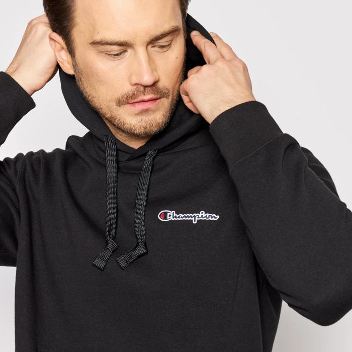 Mikina CHAMPION čierna Hooded Sweatshirt 219835 KK001 NBK