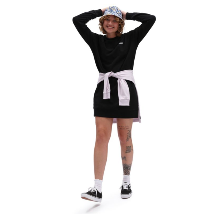 Mikina VANS čierne FLYING V BFF DRESS FLYV VN0A5LNVBLK1