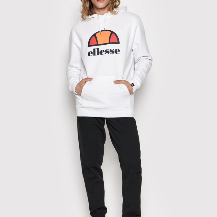 Mikina ELLESSE biela DAHRYL OH HOODY SXG12737 908 WHT