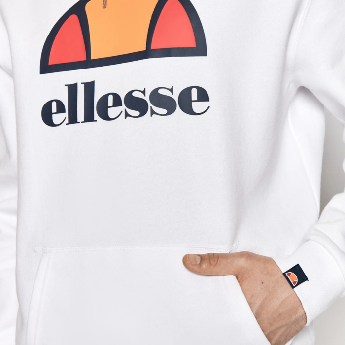 Mikina ELLESSE biela DAHRYL OH HOODY SXG12737 908 WHT