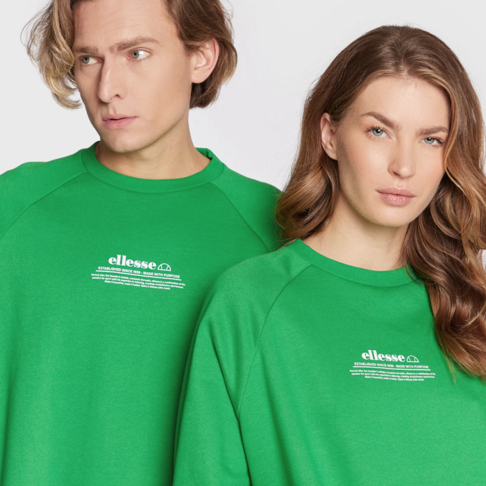 Mikina ELLESSE zelená FAVARETTO SWEATSHIRT SGP16250 503 GREEN