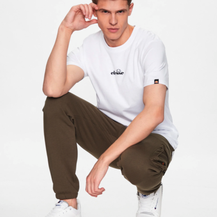 Tričko ELLESSE biele T SHIRT OLLIO TEE SHP16463 908 WHT