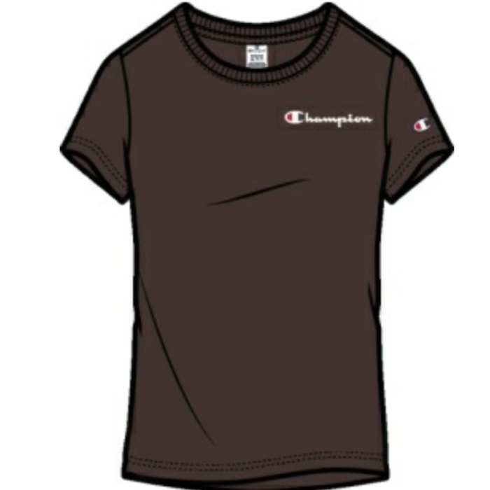 Tričko CHAMPION hnedé Crewneck T Shirt 116622 MS548 JAVA