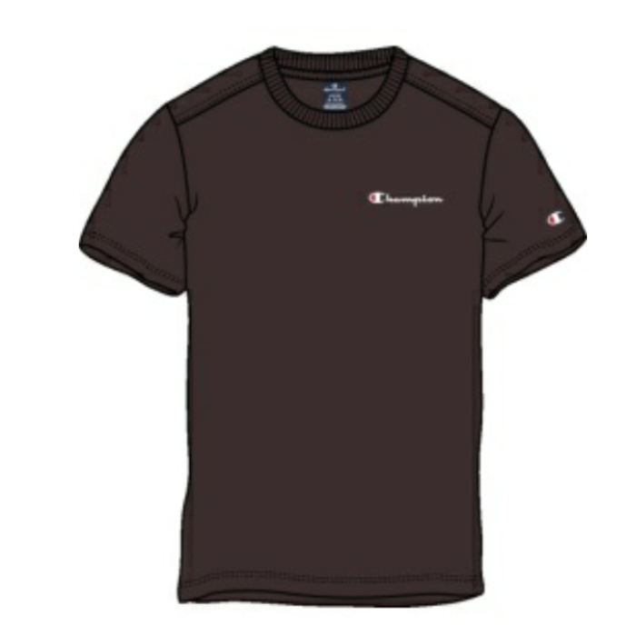 Tričko CHAMPION hnedé Crewneck T Shirt 219214 MS548 JAVA