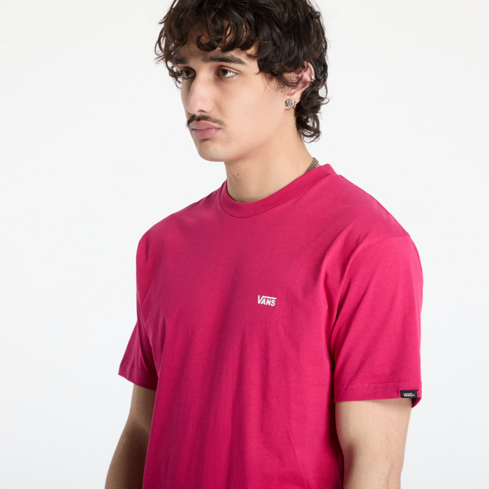 Tričko VANS bordové MN LEFT CHEST LOGO T VN0A3CZEC9L1