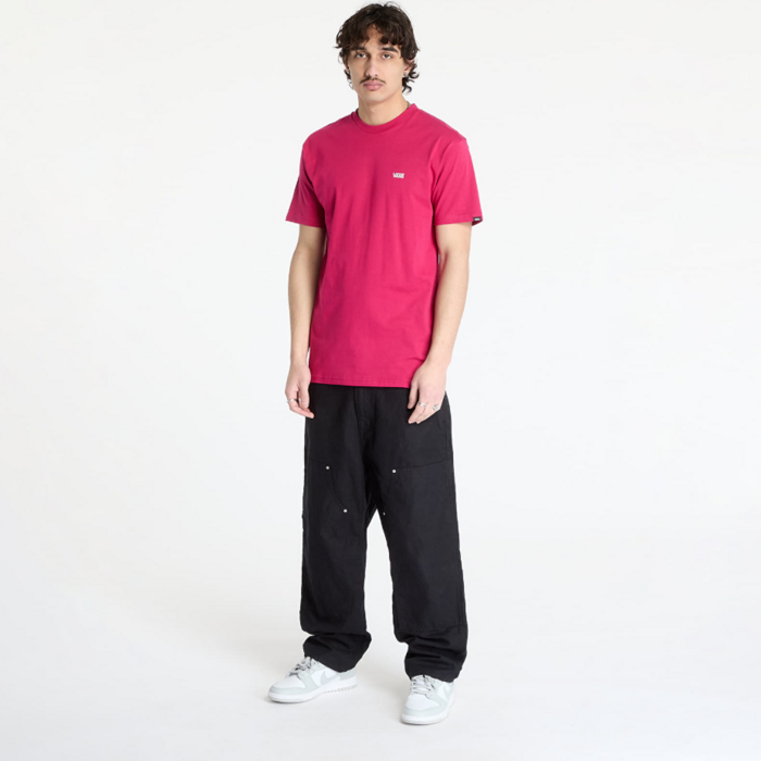 Tričko VANS bordové MN LEFT CHEST LOGO T VN0A3CZEC9L1