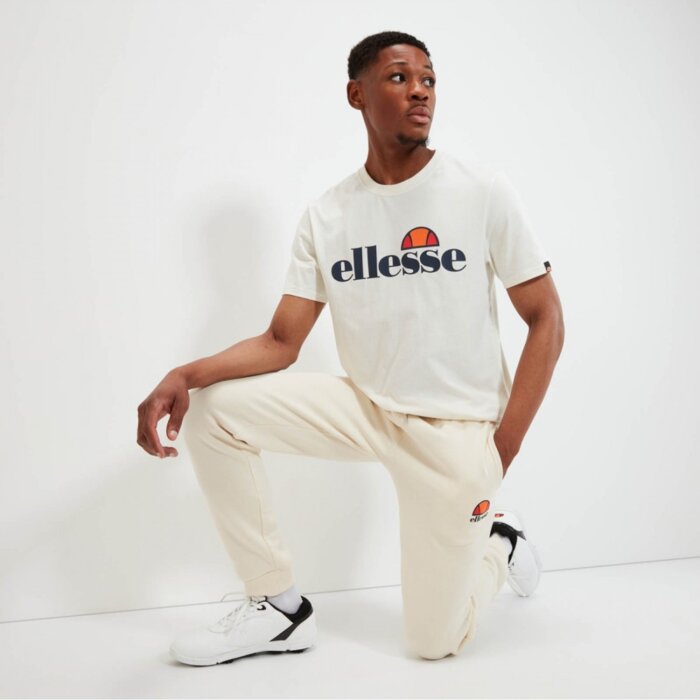 Tričko ELLESSE kémové T SHIRT SL PRADO SHV07405 904 OFF WHT