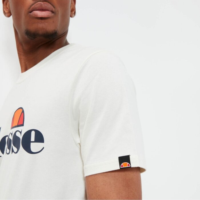 Tričko ELLESSE kémové T SHIRT SL PRADO SHV07405 904 OFF WHT