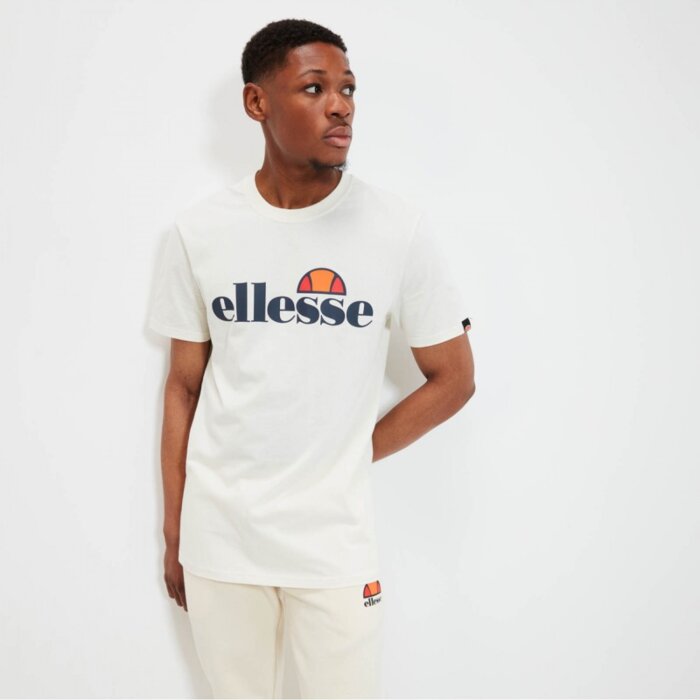 Tričko ELLESSE kémové T SHIRT SL PRADO SHV07405 904 OFF WHT
