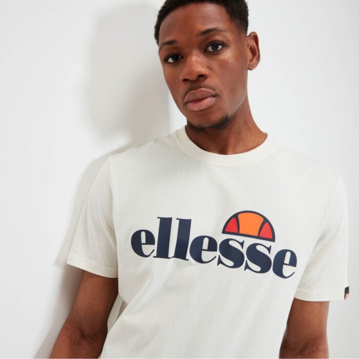 Tričko ELLESSE kémové T SHIRT SL PRADO SHV07405 904 OFF WHT
