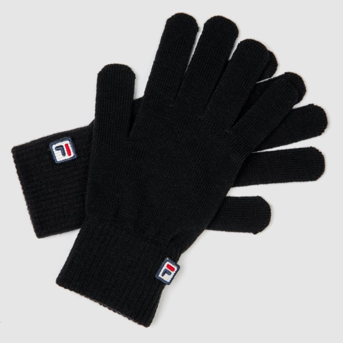 Rukavice FILA čierne BASIC knitted gloves 686040 002