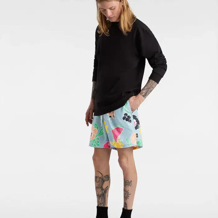 Šortky VANS modré MN PRIMARY SOLID ELASTIC B VN0008KUDSB1