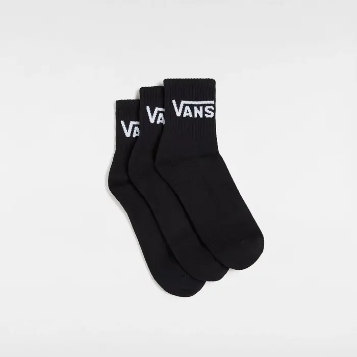 Ponožky VANS čierne 3 páry MN CLASSIC Half Crew VN000BHXBLK1