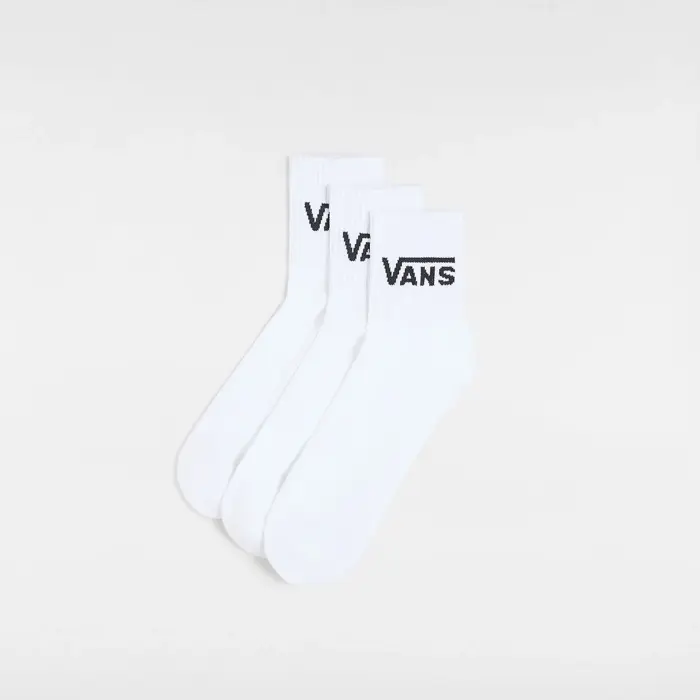 Ponožky VANS biele 3 páry MN CLASSIC Half Crew VN000BHXWHT1