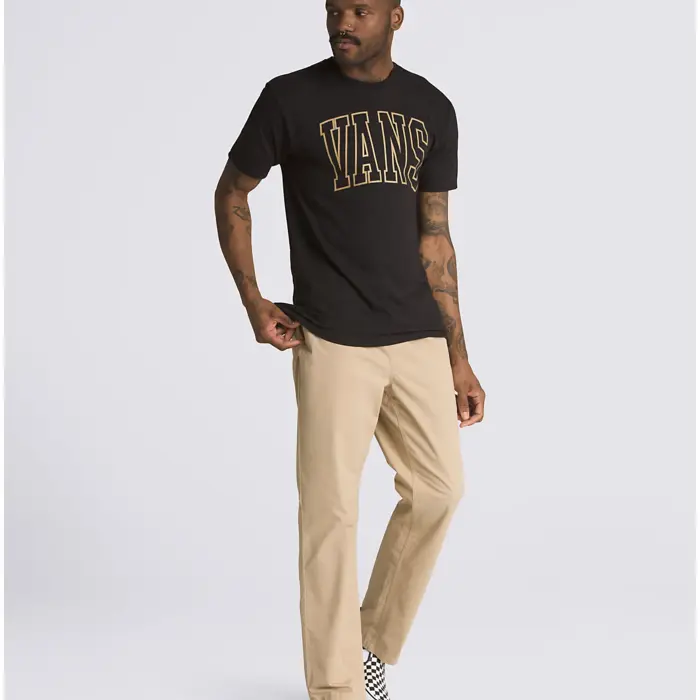 Tričko VANS čierne VANS ARCHED LINE SS TEE VN000F4KBLK1